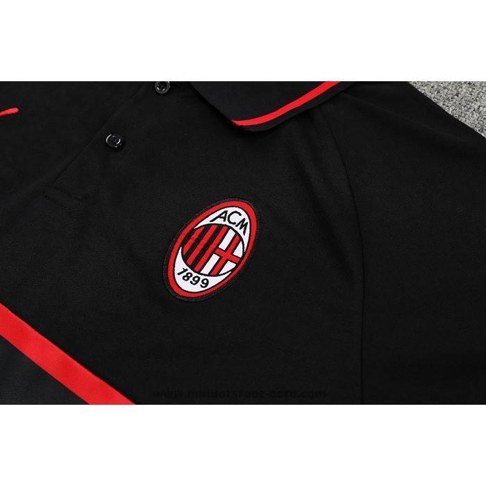 Maillot Polo Milan AC 2022-2023 Noir